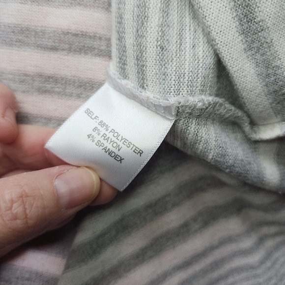 ☀️ Rose + Olive Striped Button Shirt - Picture 6 of 6